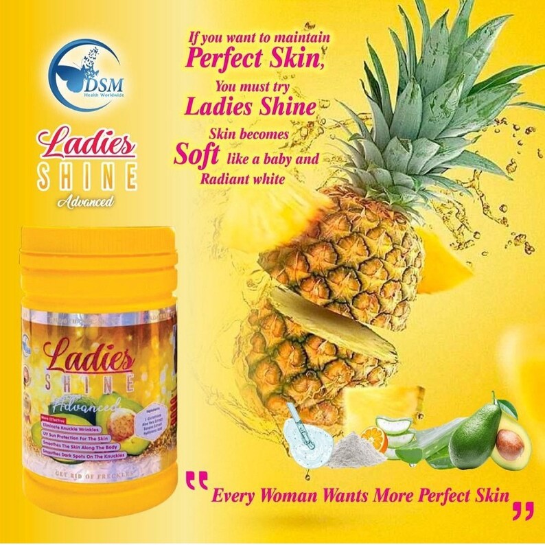 Ladies Shine Advanced phytocollagène & Free Shaker