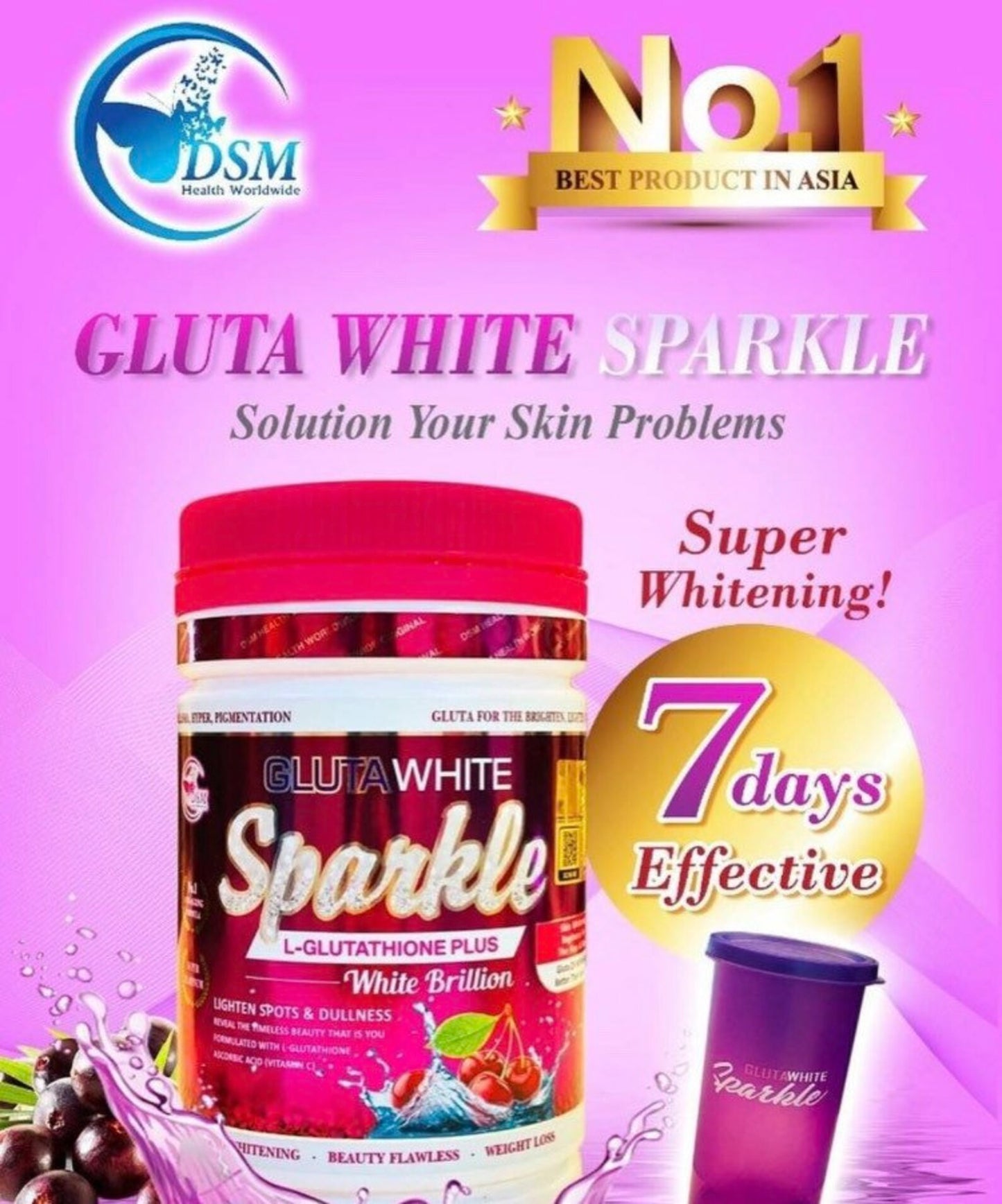 GLUTA WHITE SPARKLE L-GLUTATHIONE