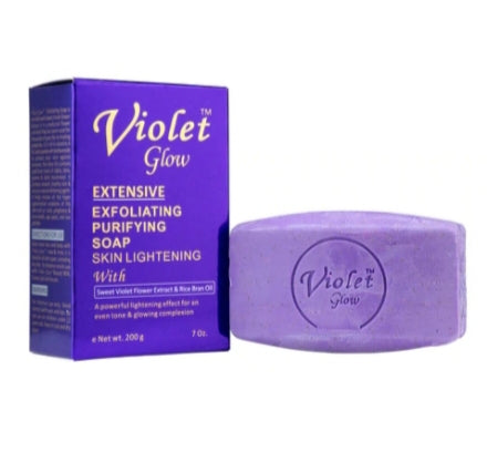 SAVON VIOLET GLOW EXFOLIANT ECLAIRCISSANT EXTENSIF