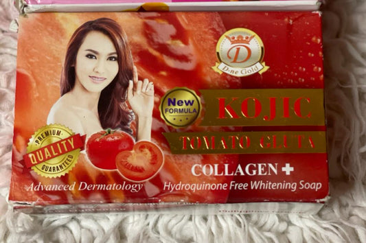 Savon blanchissant kojic tomato