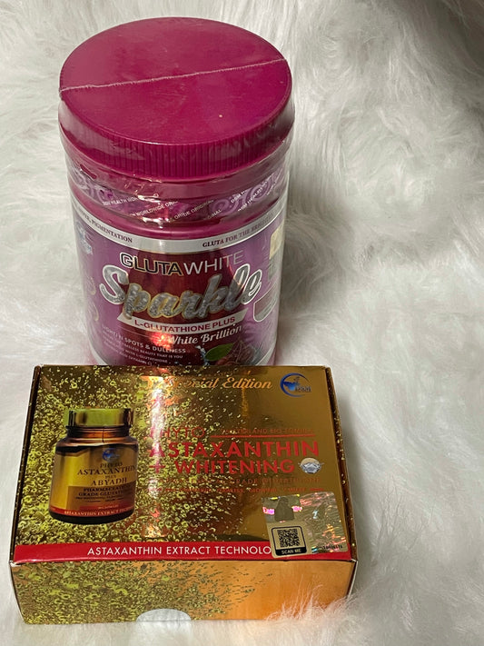 Duo GLUTA WHITE SPARKLE + ASTAXANTHIN