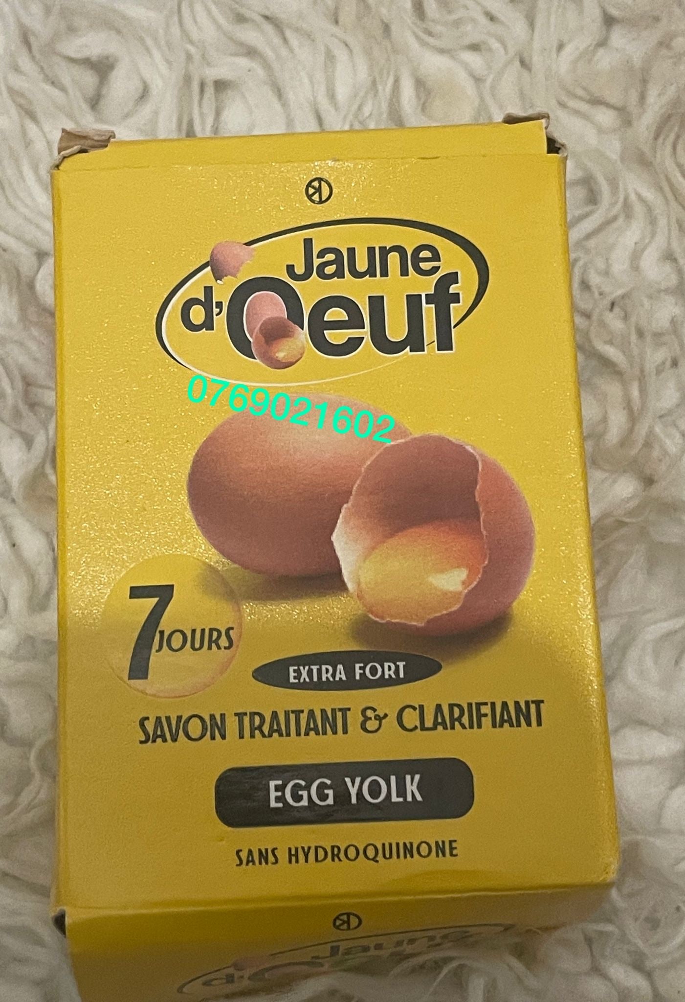 Savon jaune oeuf